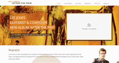 Desktop Screenshot of leejones-guitarist.com