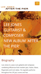 Mobile Screenshot of leejones-guitarist.com